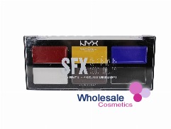 9 x NYX SFX Creme Colour Face & Body Paint - 01 PRIMARY